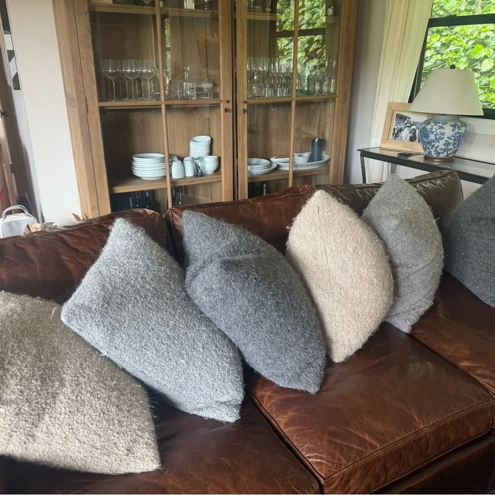 Restoration Hardware Alpaca Pillow Covers